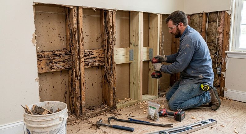 Termite Damage Repair Service in Kansas City, MO